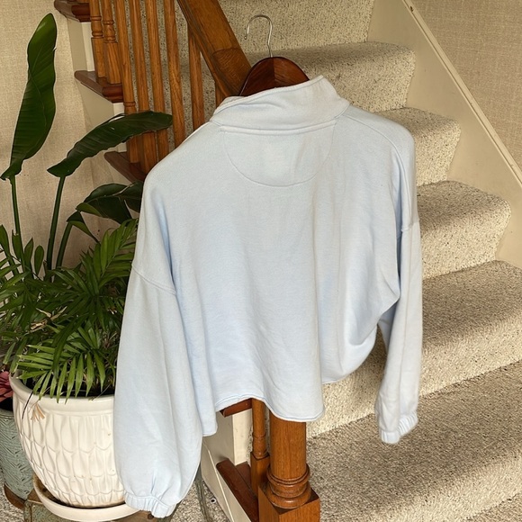 Aerie Sky Blue Fleece Of Mine Sweater - Picture 3 of 9